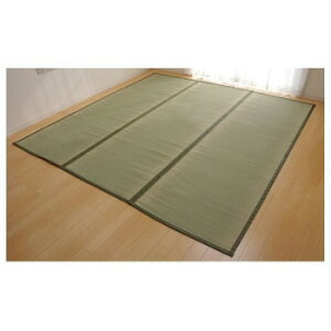 純国産い草 上敷き カーペット 双目織 「草津」 江戸間4.5畳 約261×261cm 1010020012402【同梱・代引き不可】