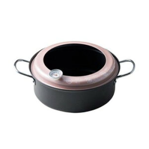 ラテラッテ IH対応温度計付天ぷら鍋22cm LA-22T 5207-279【同梱・代引き不可】