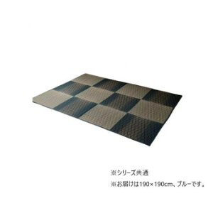 �J�[�y�b�g �������O �_�C�� 190×190cm �u���[ 1070810043203�y����s�z