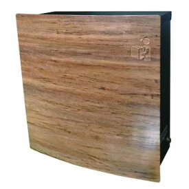 KGY 宅配ポスト プラッツ 壁面設置専用 MB-1DW 濃木目【同梱・代引き不可】