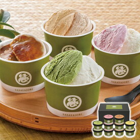 アイスアソート 京菓匠 笹屋伊織監修 ギフト プレゼント 贈り物 【代引不可】