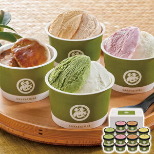 アイスアソート 京菓匠 笹屋伊織監修 ギフト プレゼント 贈り物 【代引不可】