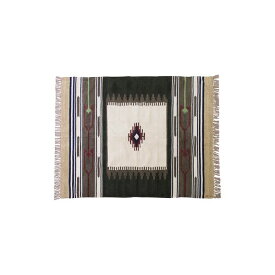 ラグマット 絨毯 170×230cm TTR-107A 長方形 インド製 綿 コットン キリム リビング ダイニング ベッドルーム 寝室 居間(同梱・代引き不可)