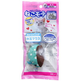 （まとめ）ねこモテ 水玉マウス【×10セット】 (猫用玩具) (同梱・代引き不可)