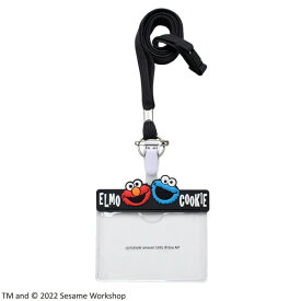 セサミストリート ネームホルダー 【3個セット】 Elmo＆Cookie Monster ブラック(同梱・代引き不可)