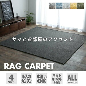ラグ カーペット ルームマット 1畳 ジャガード 約90×185cm(ホットカーペット対応) ホットカーペット対応、年間使えるアクセントラグ 【代引不可】