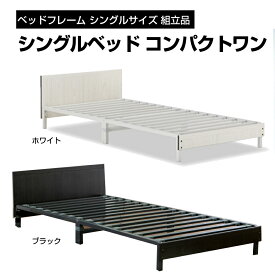 ベッドフレーム シングルサイズ 組立品 シングルベッド コンパクトワン 通気性のよい すのこベッド 脚付き フランスベッド ST-EC 【代引不可】【同梱不可】