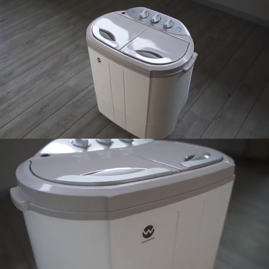 小型洗濯機 ウォッシュマン 二層式洗濯機 洗濯3.6kg 脱水2.0kg ミニ洗濯機 ランドリー CBジャパン TOM-05W | 壱番館STORE
