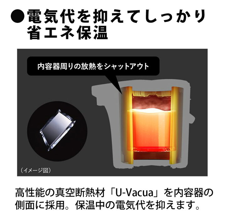 楽天市場】Panasonic パナソニック マイコン沸騰ジャーポット 2.2L