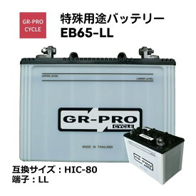 GR-PRO CYCLE 特殊用途バッテリー 交換用バッテリー 高所作業車 スイーパー スクラバー 小型電動車 BROAD EB65 EB65-LL 【代引/同梱不可】