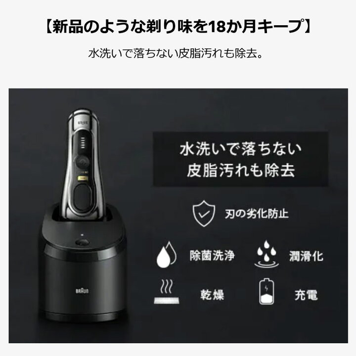 楽天市場】シェーバー洗浄機 乾燥機能付き クリーン＆リニューシステム 