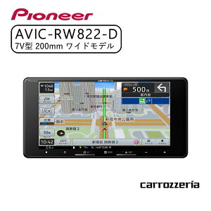 carrozzeria 7V^HDCh/TV/DVD/CD/Bluetooth/USB/SD CA/AAΉ J[ir ir  n}  ԍ Pioneer pCIjA AVIC-RW822-D yszysz