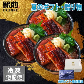 【父の日】【冷凍】うなぎ丼（3人前）神戸中央市場の海鮮丼 取り寄せ【素材にこだわる】【税込】【家飲み】海鮮丼 セット 海鮮セット 海鮮 詰め合わせ