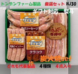 ソーセージ 詰め合わせ 北海道 食べ比べ 4点 セット 母の日 贈答 ハムギフトセット ソーセージギフトセット ウインナー詰め合わせ ギフト プレゼント 贈答品 ギフトセット ハム ウインナー あらびきウインナー 骨付き ソーセージ サラミ ベーコン 炭火