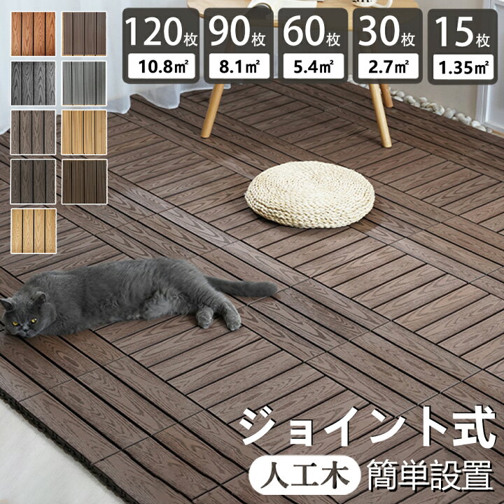 楽天市場】【全品13％OFFクーポン】ウッドパネル 人工木 ウッドデッキ 