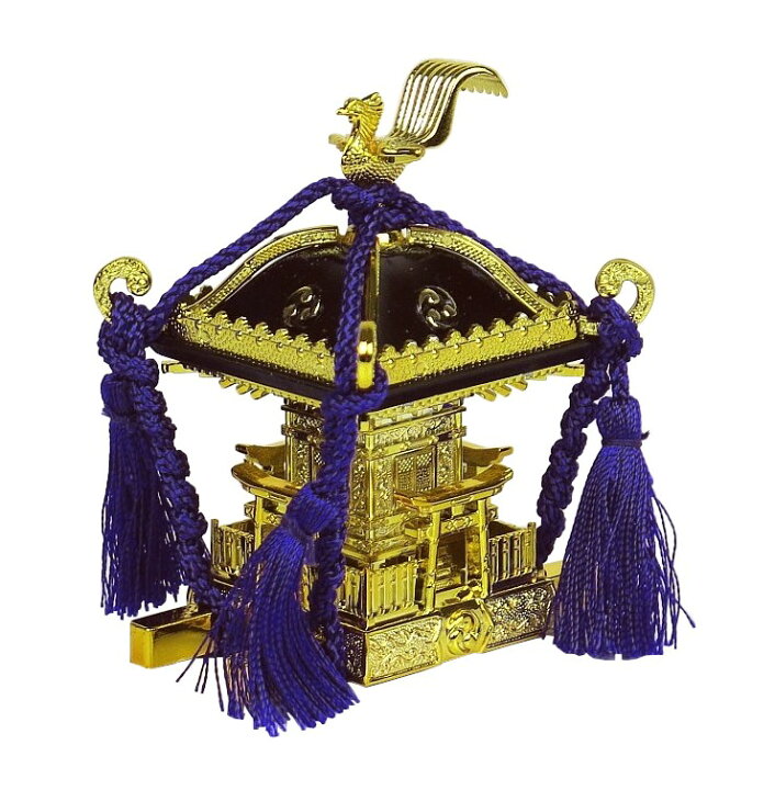 楽天市場】ミニお神輿（小）紫紐 : 人形の一藤