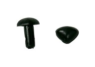 動物の鼻 黒色 12mm（50個入り） 【三角タイプ】
