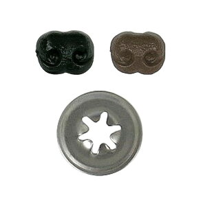 イヌ鼻(ワッシャー付きNW-5)Aタイプ 12mm(30個入り) 犬 ドッグ さし鼻