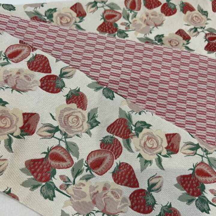 楽天市場】【新品未使用】おりびと半幅帯 いちご 薔薇 モダン お洒落  