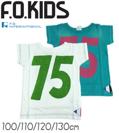 【2023年春夏】【F.O.KIDS】エフオーキッズ ナンバー半袖Tシャツ【100/110/120/130cm】