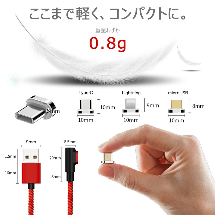 楽天市場】【4点セット】L字型 3in1 高速充電ケーブル データ転送 磁石 マグネット式ケーブル 1m QC3.0 9V 対応 アイフォン アンドロイド スマホ タブレット iPad 3A iPhone type-c マイクロUSB タイプc usbケーブル micro usb 急速充電 ライトニング 高耐久 ナイロン ... 楽天市場】【4点セット】L字型 3in1 高速充電ケーブル データ転送 磁石 マグネット式ケーブル 1m QC3.0 9V 対応 アイフォン アンドロイド スマホ タブレット iPad 3A iPhone type-c マイクロUSB タイプc usbケーブル micro usb 急速充電 ライトニング 高耐久 ナイロン ...