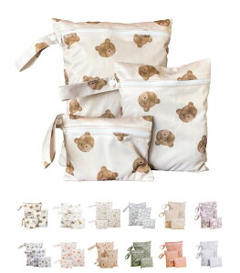 【クーポンあり♪メディア掲載】楽天1位 おむつポーチ 防水 3枚セット オムツポーチ 防水ポーチ おむつバッグ 軽量・撥水 オムツ入れ 入園 袋 ベビーカーバッグ マルチポーチ ベビー用 プー