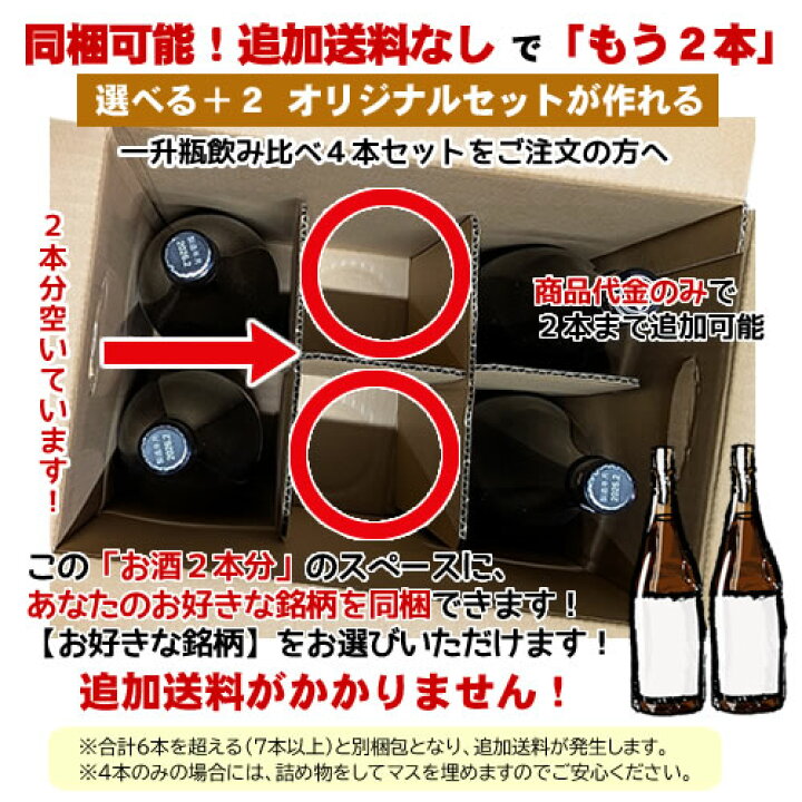 楽天市場】日本酒 セット 1800ml×4本 飲み比べ 秋田地酒4本セット 夢の 