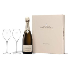 ワイングラスセット ルイ ロデレール コレクション 242 750ml デュオ 2 グラスセット ボックス付 シャンパン スパークリング　ギフト プレゼント(3114080490051)