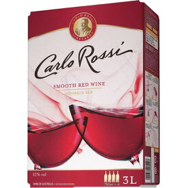 赤ワイン カルロ ロッシ ボックスワイン 赤 3000ml バッグ イン ボックス 3L　ギフト プレゼント(4901777180048)