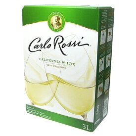 白ワイン やや辛口 カルロ ロッシ ボックスワイン 白 3000ml バッグ イン ボックス 3L　ギフト プレゼント(4901777180055)