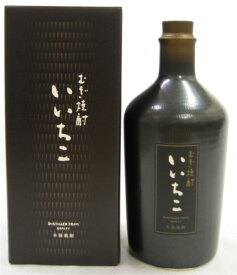 【三和酒類】むぎ焼酎 いいちこ民芸陶器黒 720ml　ギフト プレゼント(4906666142435)