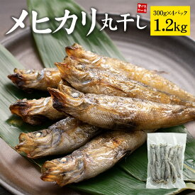 メヒカリ丸干し1.2kg(300g×4袋) 60尾前後 たっぷり脂ののった白身魚 お酒のお供に 常磐もの （肴 おつまみ 干物 ひもの 訳あり 海鮮 ギフト めひかり 目光 敬老の日 父の日 お中元 内祝）[[メヒカリ丸干し300g-4p]