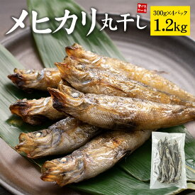 メヒカリ丸干し1.2kg(300g×4袋) 60～120尾 小さいサイズ 脂ののった白身魚 お酒のお供に 常磐もの （肴 おつまみ 干物 ひもの 訳あり 海鮮 ギフト めひかり 目光 母の日 父の日 敬老の日 内祝）[[メヒカリ丸干し300g-4p]