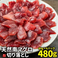 ＼クーポン使用で30％OFF！6/11まで／ 父の日 ギフト プレゼント 天然 南マグロ 切り落とし 480g(80g×6…