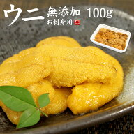 無添加お刺身ウニ100g とろける食感がたまらない うに丼約1.5杯分（ギフト プレゼント 雲丹 海栗 寿司 刺…