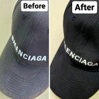 クリーニング+補色処理帽子・キャップクリーニング（バレンシアガ・シュプリームなど）　｜汗ジミ・色褪せ・退色の修理
