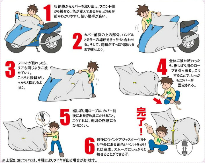 楽天市場】ナンカイ バイクカバーEX-3（エクセレント） 3D構造でスリム 