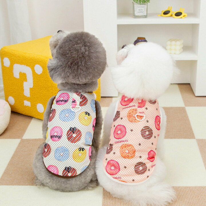 楽天市場】犬 服 春 夏 メッシュ タンクトップ D環 速乾 通気性 