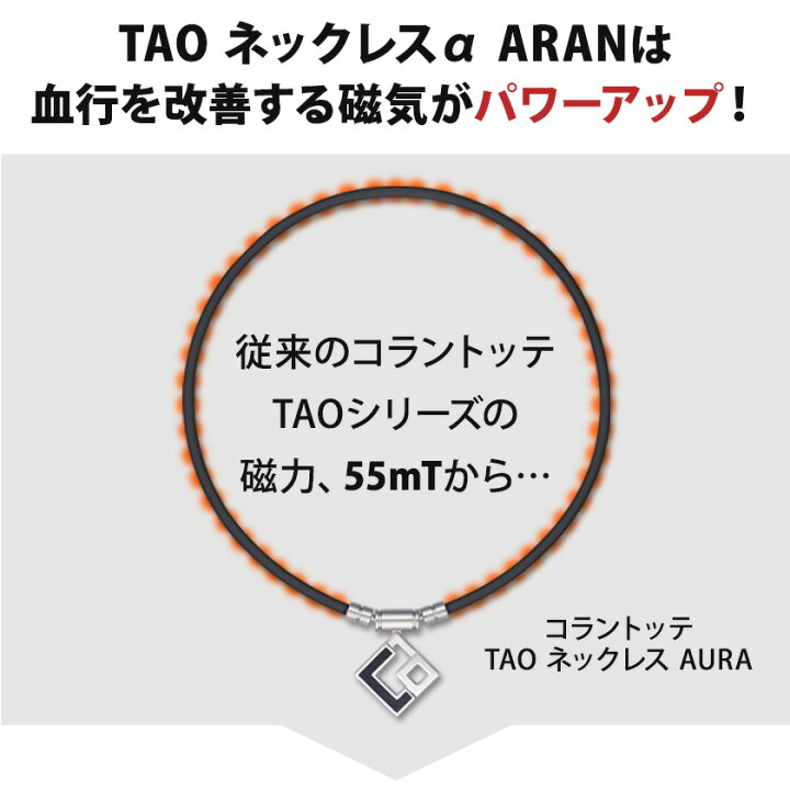 小祝さくら 選手 使用モデル 磁気 ネックレス コラントッテ Tao スリム Arie ブラック 首 肩こり 血行改善 効果 好評にて期間延長