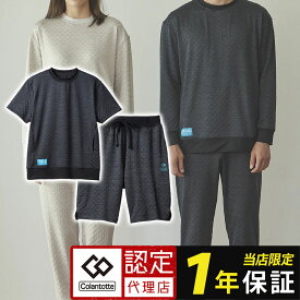 上下ショートセット コラントッテRESNO MAGNE リカバリーウェアPLUS ハーフパンツ 上下 2枚 セット 正規品 男女兼用 メンズ レディース 磁気 半袖 セット ルームウェア パジャマ 肩こり 腰痛 快適