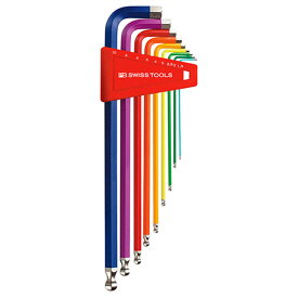 PB SWISS TOOLS（PBスイスツールズ） レインボー六角棒レンチセット 212.LH-10RBCN 7610733235209 作業工具 ソケット