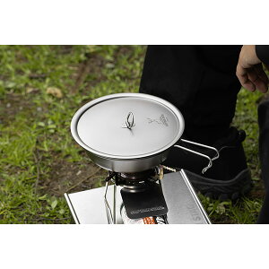 CAPTAIN STAG(キャプテンスタッグ) チタン製フライパン17cm UH-4510 アウトドア キャンプ ピクニック 食器 チタン製 軽い コンパクト