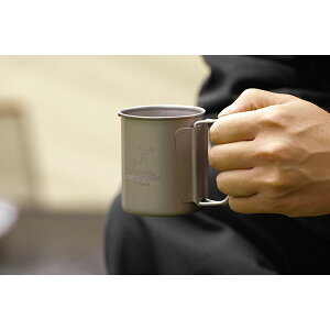 CAPTAIN STAG(キャプテンスタッグ) チタン製シングルマグカップ450 UH-4503 アウトドア キャンプ ピクニック 食器 チタン製 軽い コンパクト