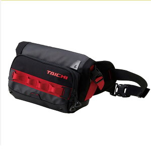 RSタイチ WP ヒップバッグ BLACK/RED 5L RSB279BK02