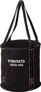 TRUSCO（トラスコ中山）:TRUSCO　大型電工用バケツ　Φ500X500 TBDB-500 大型電工バケツ（防水加工布タイプ） （1個） オレンジブック 4499247