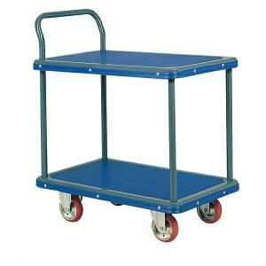 【法人限定】【車両制限】【車上渡し】【地域制限有】【メーカー直送】石川製作所 2段式台車 片ハンドル 204