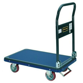 【法人限定】【車両制限】【車上渡し】【地域制限有】【メーカー直送】石川製作所 ピン式フットブレーキ付き折り畳みハンドル台車 216K