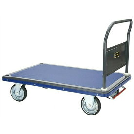 【法人限定】【車両制限】【車上渡し】【地域制限有】【メーカー直送】石川製作所 ピン式フットブレーキ付き固定ハンドル台車 516K