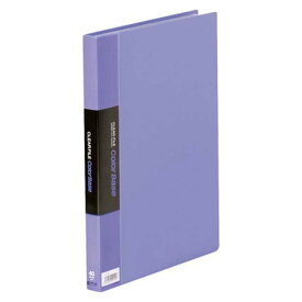 KING JIM（キングジム） クリアーファイル・カラーベース ポケット溶着式 A4判タテ型 藤 132CW 132CWフシ 事務用品 文房具 筆記具 ファイル 机上整理 オフィス クリアーファイル・カラーベース フシ 239
