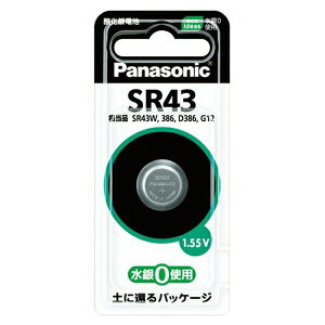 Panasonic�i�p�i�\�j�b�N�j �{�^���^�_����d�r �`���F1.55V ���Ή��p�b�P�[�W SR43P �����p�i �L�b�`�� �I�t�B�X ���� �G�� ���p�i ���Օi �`��1.55V SR43P 00819